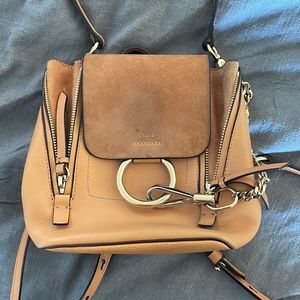 Chloe Faye mini backpack . Moderate used condition